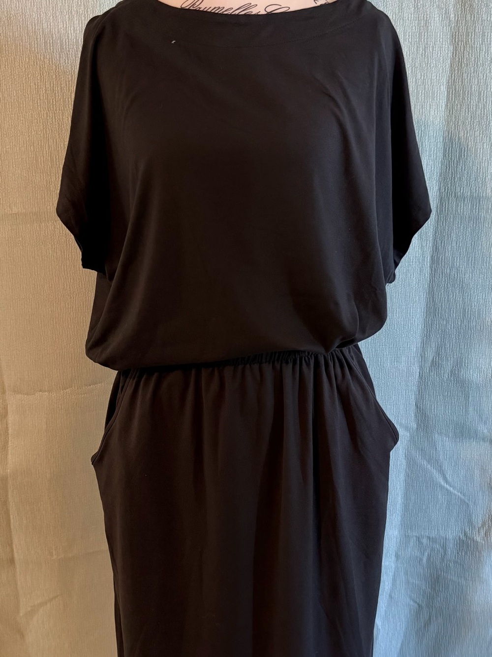 Lularoe BLACK Isla Cross Back Dress
